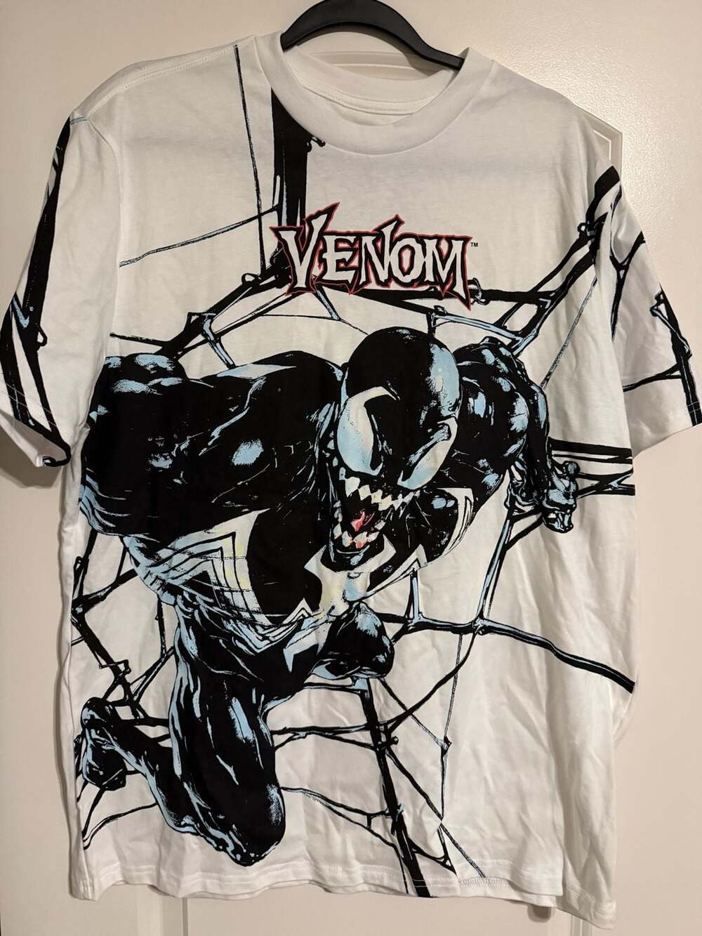 Marvel Comics Venom Comic Graphic T-Shirt White
